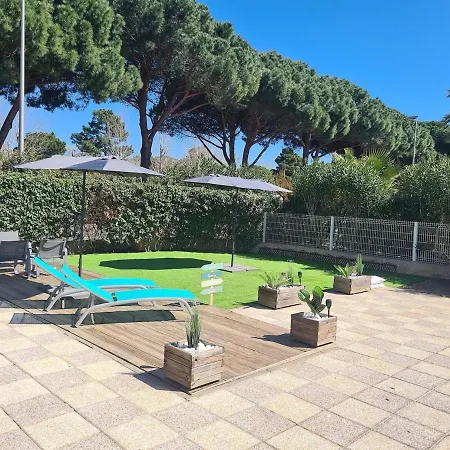 Maison Confort 4 Ch 8p Domaine Prive Avec Piscines, Et A 10 Min A Pied Portiragnes