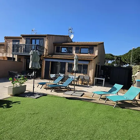 Maison Confort 4 Ch 8p Domaine Prive Avec Piscines, Et A 10 Min A Pied Portiragnes